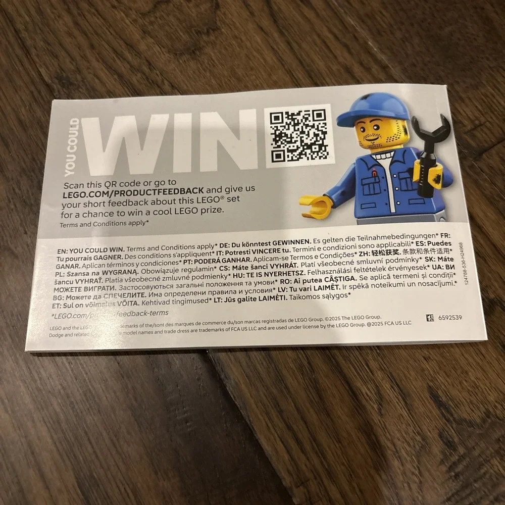 Lego Speed Champions 77237‎ Dodge Challenger SRT Hellcat Instructions Manual
